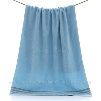 China Custom teal towels Producer bulk Cotton Guest Bathroom Towels Supplier